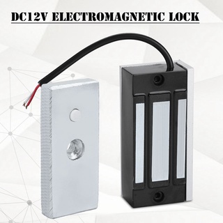 Electromagnetic Lock อุปกรณ์ล็อคประตูแม่เหล็กไฟฟ้า Dc12V 60Kg ขนาดเล็ก