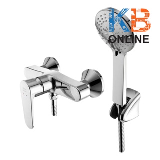 FFASB212-7T1500BT0 ก๊อกผสมยืนอาบแบบติดผนัง พร้อมชุดฝักบัว รุ่น CODIE SHOWER MIXER with Hand Shower Set AMERICAN STANDARD