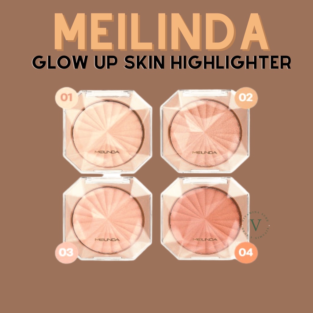ไฮไลท์ MEILINDA Glow Up Skin Highlighter ไฮไลท์หน้าเงาเมลินดา