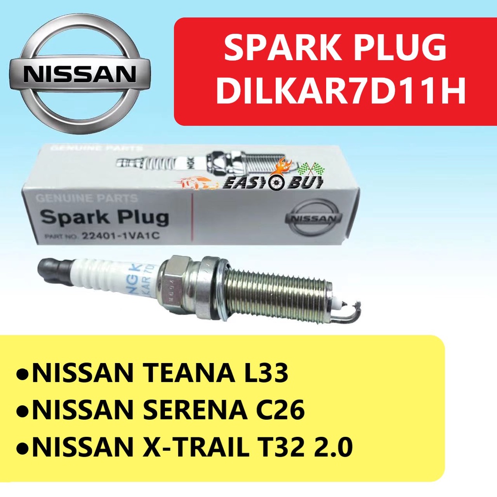 NISSAN SPARK PLUG NISSAN X-Trail T32 2.0 / Serena C26 / TEANA L33 (DILKAR7D11H) 22401-1VA1C