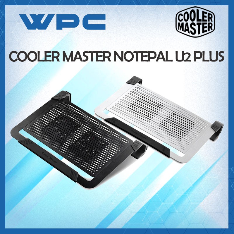 COOLER MASTER NOTEPAL U2 PLUS คูลเลอร์แล็ปท็อปสีเงิน