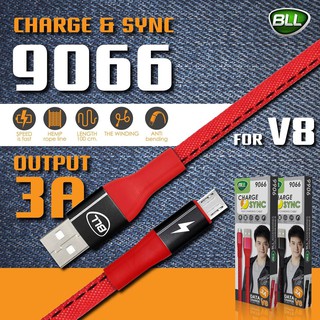 สายชาร์จ เร็ว 3แอมป์ Micro USB รองรับโทรศัพท์ที่มีช่องเสียบแบบ Micro USB รองรับ Fast Charge เร็ว แรง ยี่ห้อ BLL ของแท้