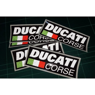 สติ๊กเกอร์  #DUCATI CORSEงานพิมพ์ 3m สะท้อนแสง