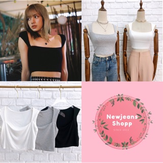 เสื้อกล้าม Crops top Style Lisa🖤💗
