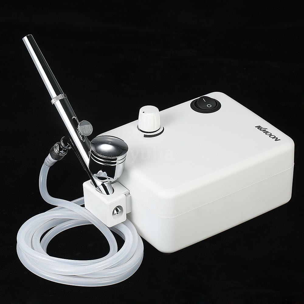 KKmoon Multipurpose Dual Action Airbrush Mini Air Compressor Set