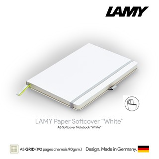 Lamy Paper "White" A5 Softcover Notebook - สมุดโน๊ตลามี่ ปกอ่อน ขนาด A5 สีขาว