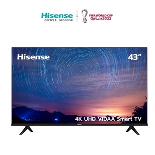 Hisense434K UHD VIDAA U5 Smart TV 25G5G WIFI Build in DVBT2USB20HDMI AV43E6H Voice control img 3