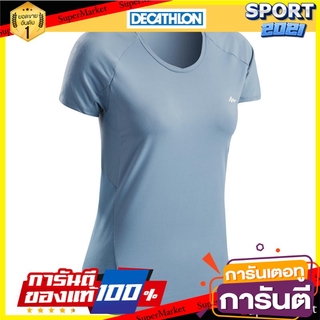 เสื้อยืดแขนสั้นสำหรับผู้หญิงใส่เดินป่าบนภูเขารุ่น MH500 Womens Mountain Hiking Short Sleeve T-shirt MH500