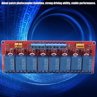 8 Channel Optocoupler บอร์ดโมดูลรีเลย์ทริกเกอร์ 5V/12V/24V