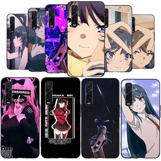 เคสโทรศัพท์ซิลิโคน TPU แบบนิ่ม ลาย SL105 อนิเมะ Bunny Girl Senpai สําหรับ OPPO A3 A3s A5 A12E A5s A7 A12 A15 A15s A16 A16s A54s