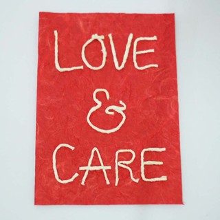 การ์ดวาเลนไทน์ Love &amp; Care (ขนาด L)