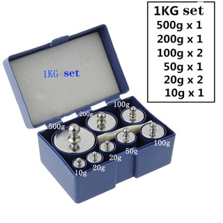 1000g Calibration น้ําหนักชุด 10/100/200/500g สําหรับ Mini D…