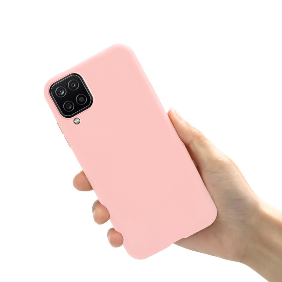 เคสโทรศัพท์มือถือ TPU นิ่ม สีพื้น เนื้อแมตต์ สําหรับ Samsung Galaxy A12 5G A31 A41 A2 Core #7