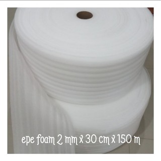 epe foam,โฟมบางกันรอย ขนาด 2 mm x 25 cm x 150 m ราคา 299 บาท/ม้วน