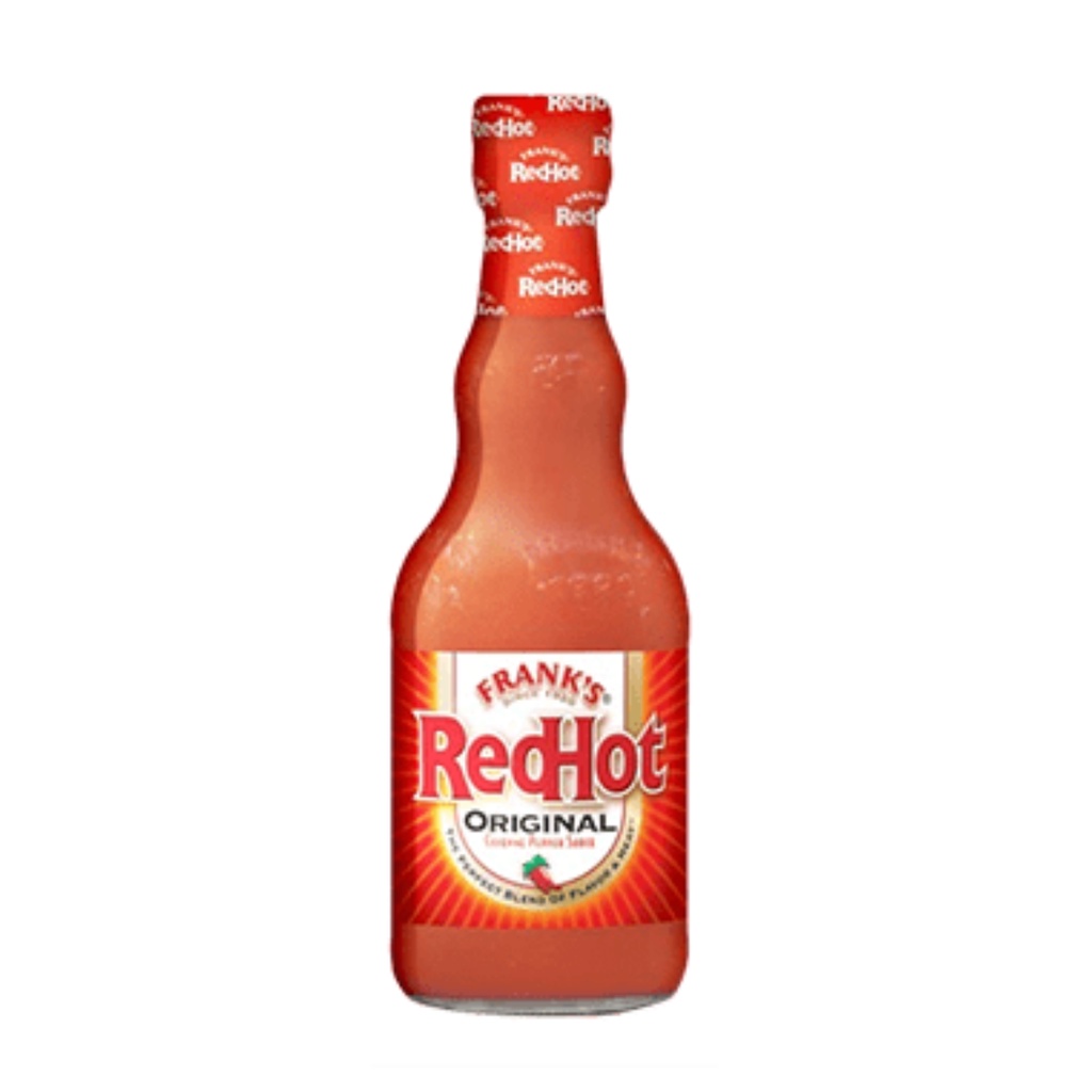 แฟรงค์เรดฮ็อทออริจินัลซอสพริก 354มล (คีโต) - Franks Redhot Original Cayenne Pepper Sauce 354ml (Keto)