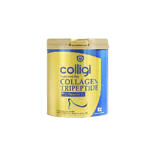 New กระป๋องใหญ่ Amado Colligi Fish Collagen Tri Vitamin C อมาโด้ คอลลีจิ คอลลาเจน 200ก.ต่อ1กระป๋อง