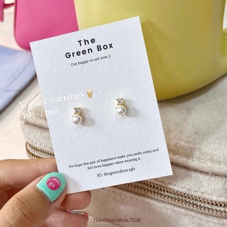 ต่างหู Yogurt Earrings - Thegreenbox