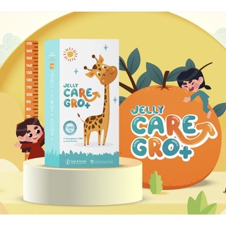 Jelly CARE GRO+ ผลิตภัณฑ์เสริมอาหารที่ช่วยเพิ่มความสูงและบำรุงสมอง เจลลี่แคร์ โกร พลัส (10 ซอง)