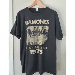 เสื้อยืดผ้าฝ้ายพิมพ์ลายแฟชั่นเสื้อยืด Ramones T-shirt