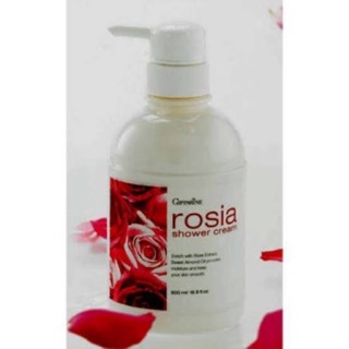 🎉ส่งฟรี🎉ครีมอาบน้ำ กลิ่นกุหลาบกิฟฟารีน Rosia shower cream ผิวนุ่มชุ่มชื่น หอม สะอาด สดชื่น