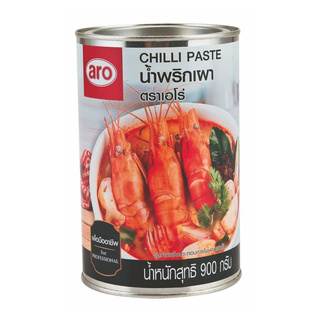 โคตรถูก   ✅  เอโร่ น้ำพริกเผา 900 กรัม aro Chilli Paste 900 g