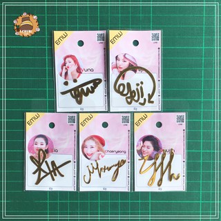 สติ๊กเกอร์ลายเซ็นติดมือถือ ITZY