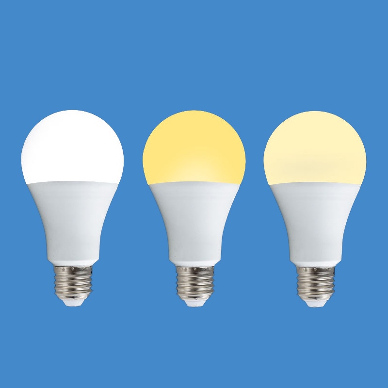 หลอดไฟ LED E14 E27 AC 220V ทรงลูกบอล ความสว่างสูง สีขาวอบอุ่น สามสี