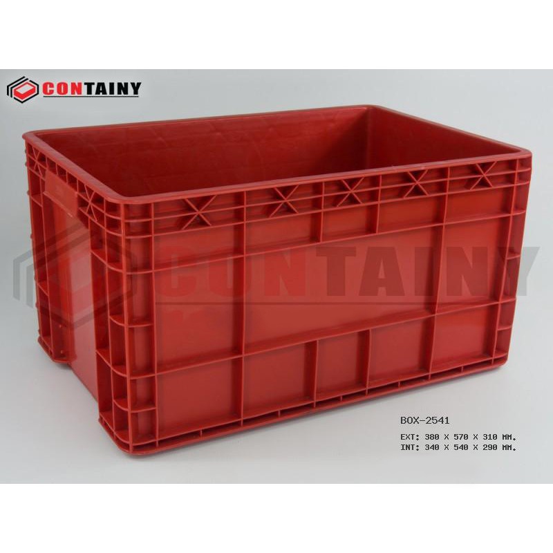 ลังพลาสติกทึบ รหัส BOX-2541 ขนาด 38x57x31 ซม.