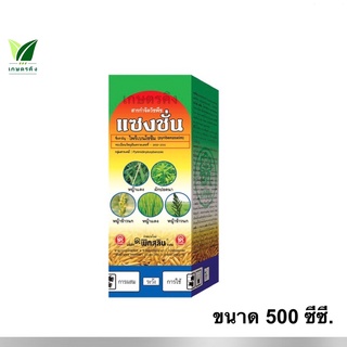 แซงชั่น ขนาด 500 ซีซี : ไพริเบนซอกซิม 5% EC. - ใช้กำจัดหญ้าข้าวนก หญ้าแดง หญ้านกสีชมพู กกขนาก หนวดปลาดุก ผักปอดนา