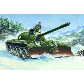 พลาสติก โมเดล ประกอบ TRUMPETER สเกล 1/35 Finnish T-55 model 1958 with BTU-55 (00313)