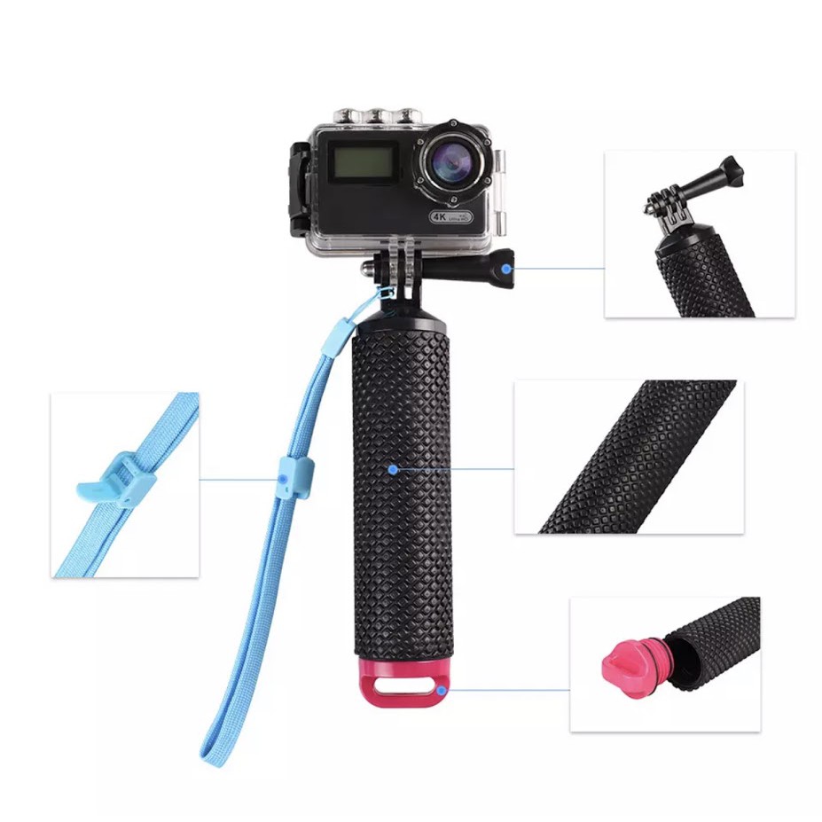 พร้อมส่ง Water Floating Hand Grip Handle Mount Float อุปกรณ์เสริมสำหรับActionกล้อง
