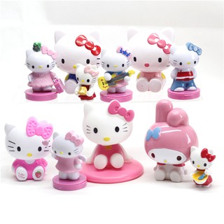 Hello Kitty เค้กการ์ตูนแมวน่ารัก Topper ของเล่นเด็กของขวัญวันเกิด