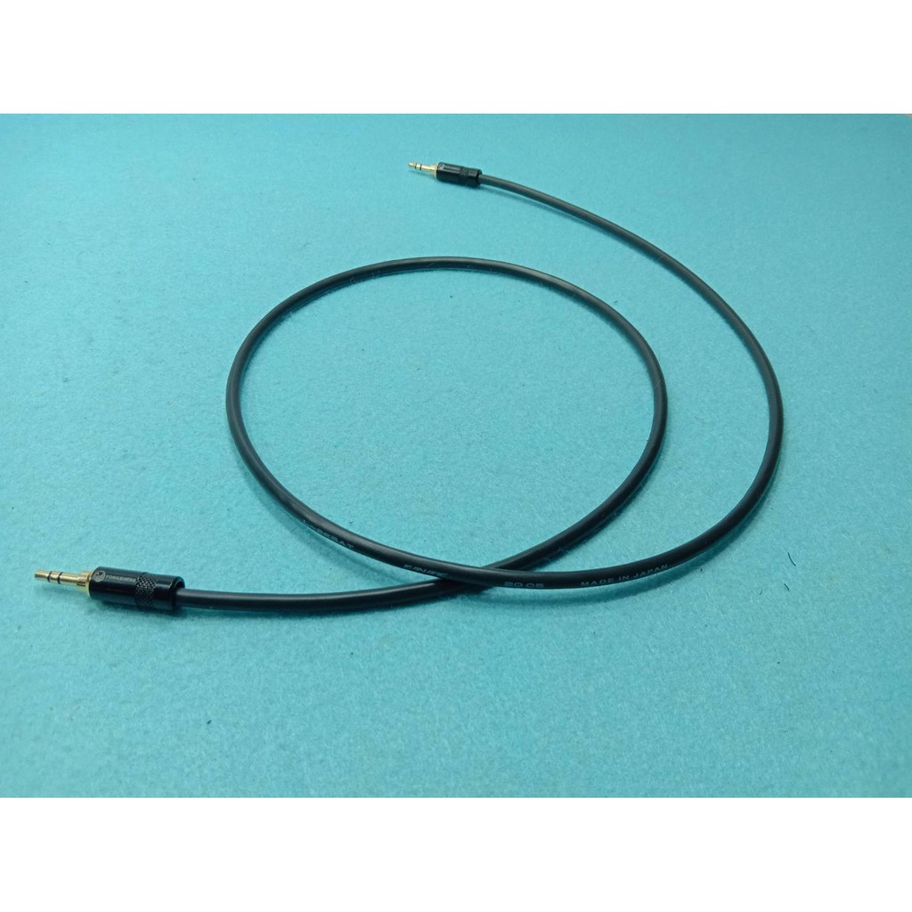 สาย mini to mini  AUX  3.5 to  3.5 Canare L-2E5AT (MADE IN JAPAN)  หัวแจ็ค 3.5 เกรดเอ