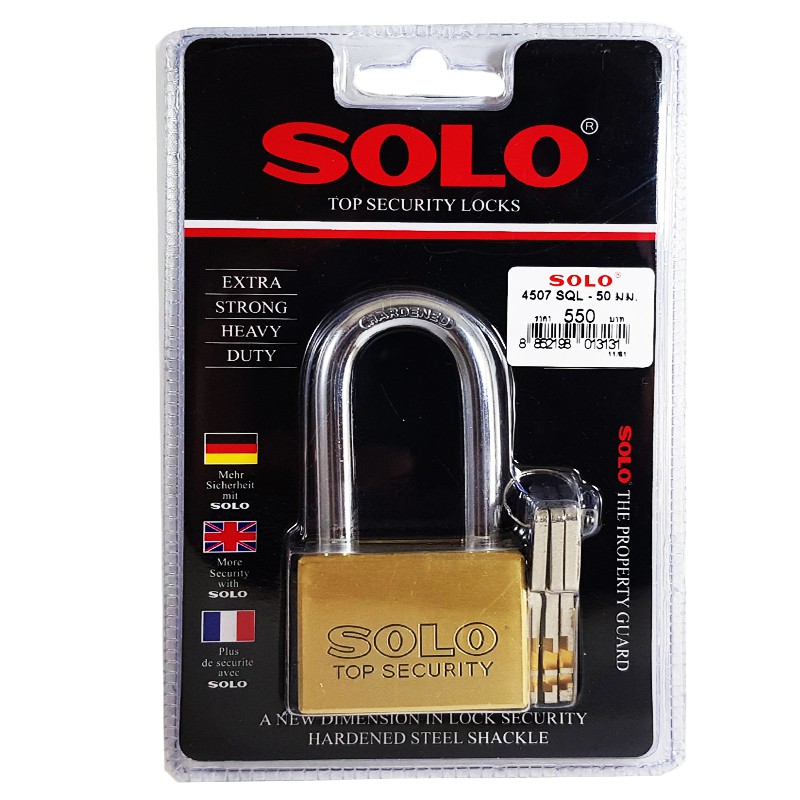 SOLO กุญแจโซโล 4507 SQ -50 มม.คอยาว