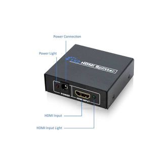 HDMI Splitter 2 port ตัวแยกhdmi 2พอต