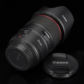 ฟิล์มสติกเกอร์คาร์บอนไฟเบอร์ ป้องกันเลนส์กล้อง 35 ม. สําหรับ Canon EF 35 f1.4 L II 35