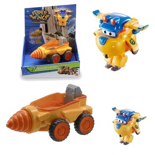 Super Wings(ซุปเปอร์วิงส์) Donnie s Driller ของเล่นซุปเปอร์วิงส์ หุ่นแปลงร่าง ดอนนี่ รหัส SW730843