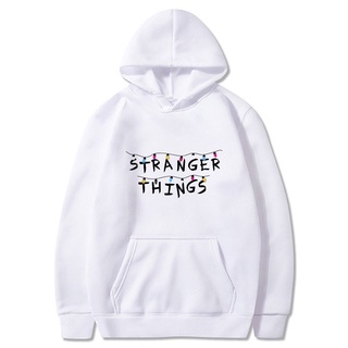 เสื้อจั๊มเปอร์ ผ้าฝ้าย ลาย Stranger Things แฟชั่น สําหรับเพื่อน