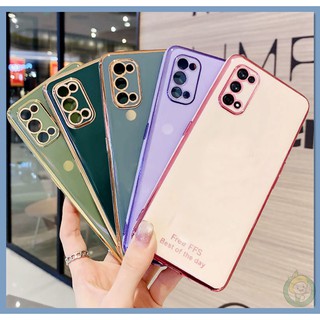 เคสโทรศัพท์เคลือบด้วยไฟฟ้า Oppo Reno4 4G เคส Oppo Reno5 pro เคส Oppo Reno2F เคส Oppo F11 PRO เคส Oppo F9 เคส Oppo Reno4Z เคส Oppo Reno2 เรียบง่ายมีสไตล์ เคสโทรศัพท์