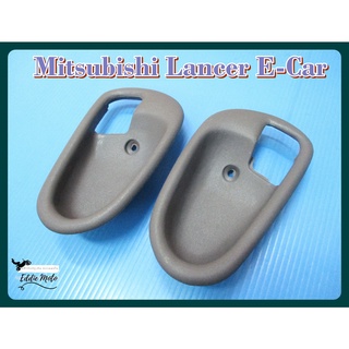 MITSUBISHI LANCER E-CAR DOOR HANDLE SOCKET LH&amp;RH SET PAIR "GREY"  // เบ้ารองมือเปิดใน ข้างซ้าย ข้างขวา สีเทา