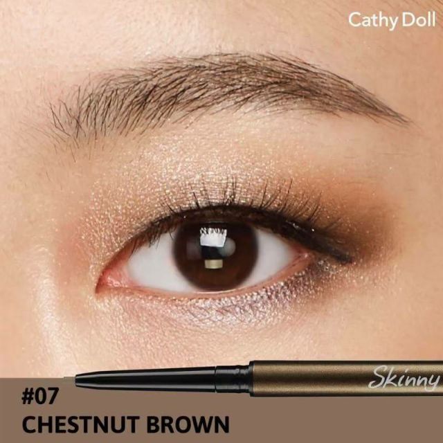 ดินสอเขียนคิ้ว Cathy Doll Skinny brow Pencil รูปที่ 3