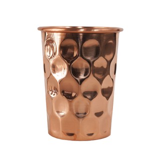 NATURAL EFE | DIAMOND COPPER WATER GLASS | แก้วน้ำทองแดง ไดมอนด์ 300 ML