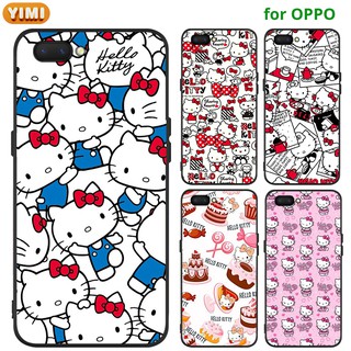 เคส OPPO A5 A9 A31 A12 A11K 2020 A3S A5S A7 F1S F5 F7 REALME C1 F9 F11 Pro มือถือสำหรับเคสโทรศัพท์มือถือพิมพ์ลาย Minnie Mickey สําหรับ