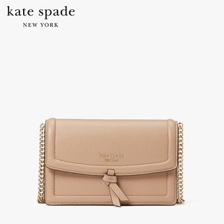 KATE SPADE NEW YORK KNOTT FLAP CROSSBODY PWR00443 กระเป๋าสะพาย