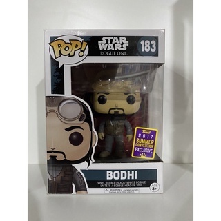 Funko Pop Bodhi Star Wars Rogue One SDCC Exclusive 183 กล่องมีรอยยับ