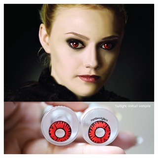 คอนแทคเลนส์สีแดง Cosplay lens Cosplay Twilight Volturi Vamprie