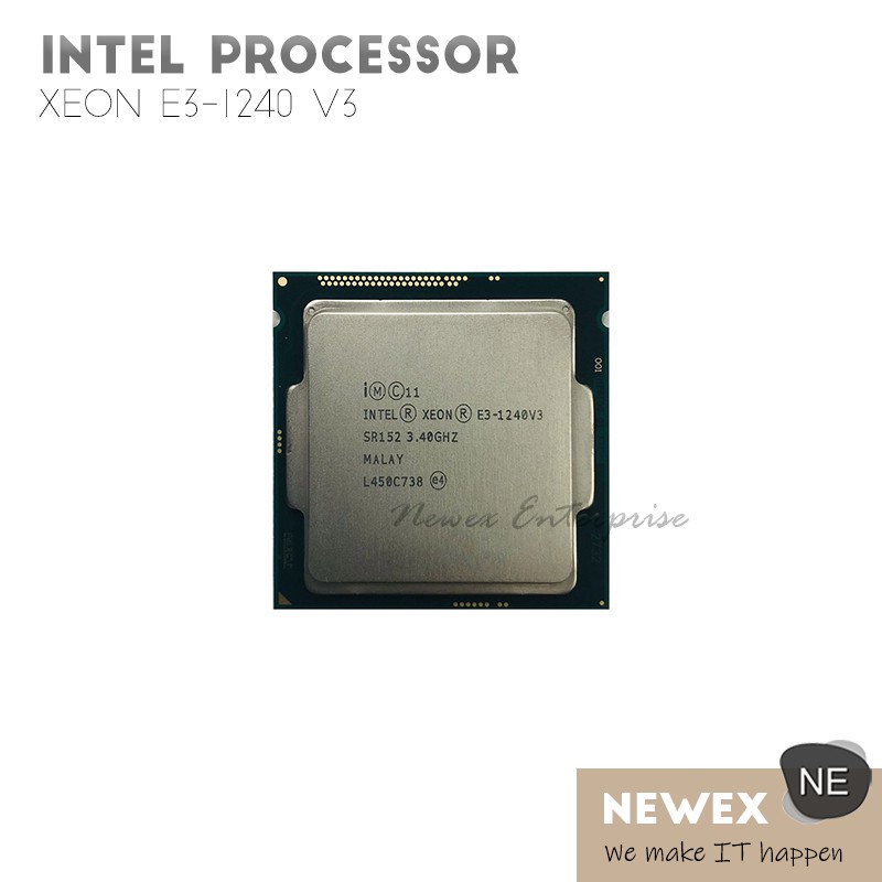 โปรเซสเซอร ์ Intel Xeon E3-1270 v2 LGA 1155 E3-1240 v3 LGA 1150 เดียวกัน i7 4770k