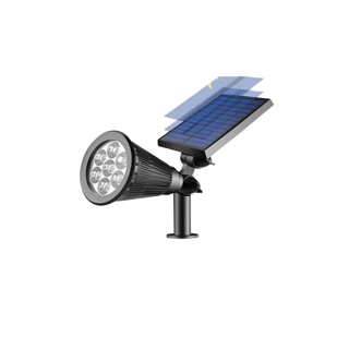 โปรโมชั่น : Solar light 7LED ไฟปักสนาม ใช้ในสวน 2 สี white  warm light