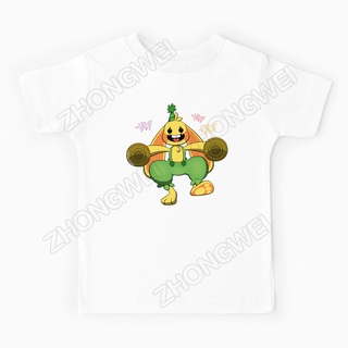 Zhongwei Bunzo the Bunny playtime poppy เสื้อยืดลําลอง แขนสั้น พิมพ์ลายกราฟฟิค แฟชั่นสไตล์วินเทจ สําหรับเด็กผู้ชาย ผู้หญิง ไซซ์ S-3XL