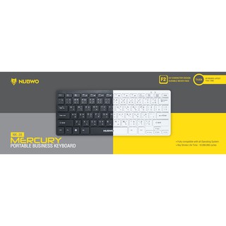 💥💥พร้อมส่ง💥💥 MERCURY NK-35 PORTABLE BUSINESS KEYBOARD 🚩🚩รับประกัน 1 ปี🚩🚩